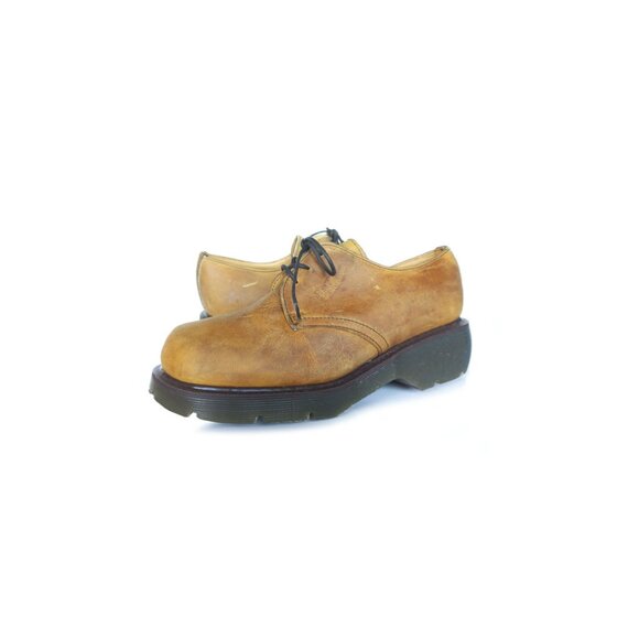 VTG DR. MARTENS Platform Oxfords  Y2K 90's  | Made in England Size 6 UK - Picture 2 of 10